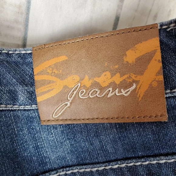 Seven7 Luxe Jeans Sully  Blue 14 Stretch Bootcut NWT - Picture 15 of 15